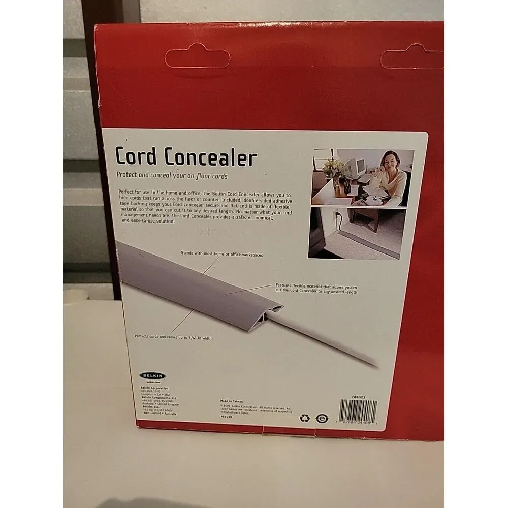 Belkin Cord Concealer - 6' (1.8m) - ‎ Protects Up To 3/4